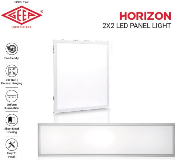 GEEP LED PANEL 2X2 SLIM COOL DAYLIGHT (6500K) 36 Watt