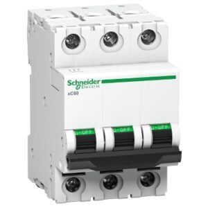 Schneider A9N3P01C -  1A 3P 10kA TYPE:"C" AC:240/415V 50-60Hz MCB
